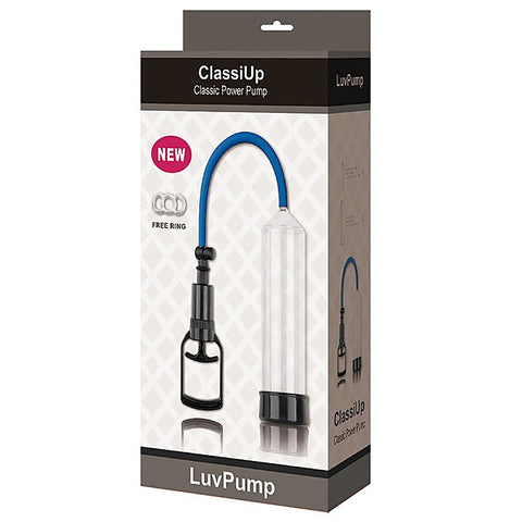 LuvPump ClassiUp Classic Power Penis Pump by Shots Toys