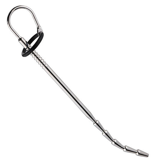 Men's Long Penis Plug with Glans Ring by BDStyle