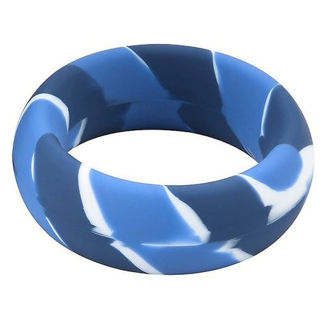 Mixed Color Men's Stretchy Silicone Penis Ring Set