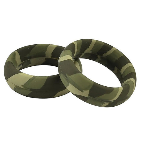 Mixed Color Men's Stretchy Silicone Penis Ring Set
