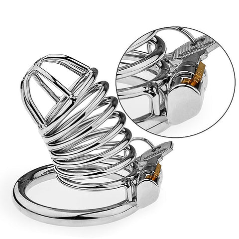 Male Chastity Bird Cock Cage With Hide Lock by BDStyle
