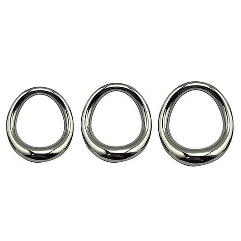 Stainless Steel Magnetic Curved Cock Ring by BDStyle