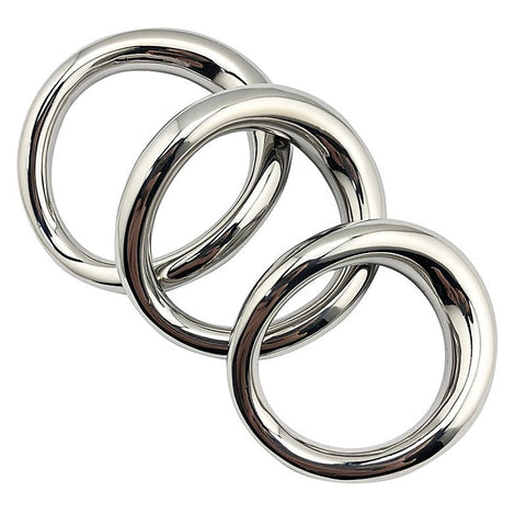 Stainless Steel Magnetic Curved Cock Ring by BDStyle