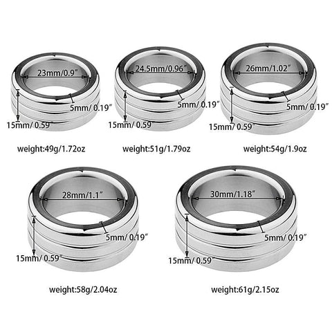 Heavy Duty Stainless Steel Cock Ring by BDStyle