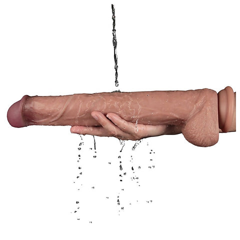 Dual Layered Bendable Silicone Cock Realistic Dildo