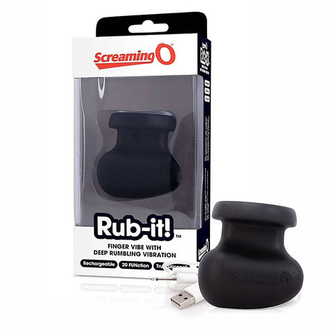 Charged Rub-it Rechargeable Finger Vibrator by Screaming O