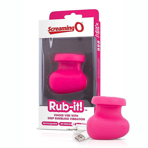 Charged Rub-it Rechargeable Finger Vibrator by Screaming O