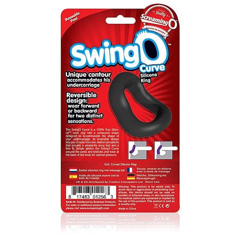SwingO Curve Silicone Stretchy Penis Ring by Screaming O