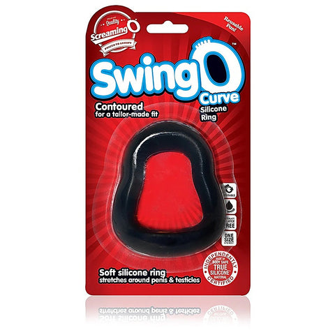 SwingO Curve Silicone Stretchy Penis Ring by Screaming O