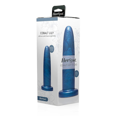 Cobalt Lily Ultimate Pleasure Silicone Dildo by Fleshlight