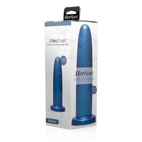 Cobalt Lily Ultimate Pleasure Silicone Dildo by Fleshlight