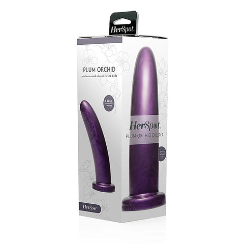 Plum Orchid Realistic Silicone Dildo by Fleshlight