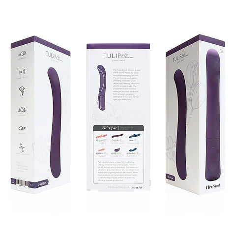 Herspot Tulip Bloom G-Spot Wand Vibrator by Fleshlight