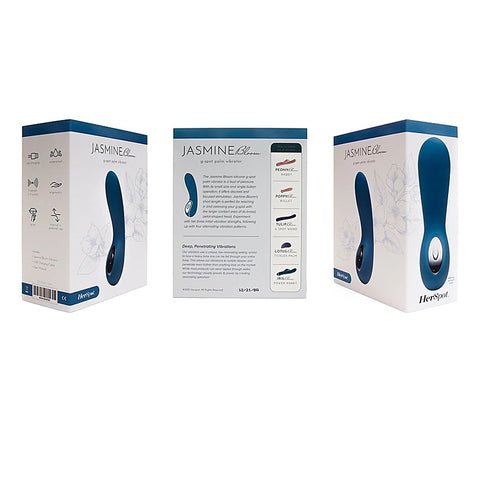Herspot Jasmine Bloom G-Spot Palm Vibrator by Fleshlight