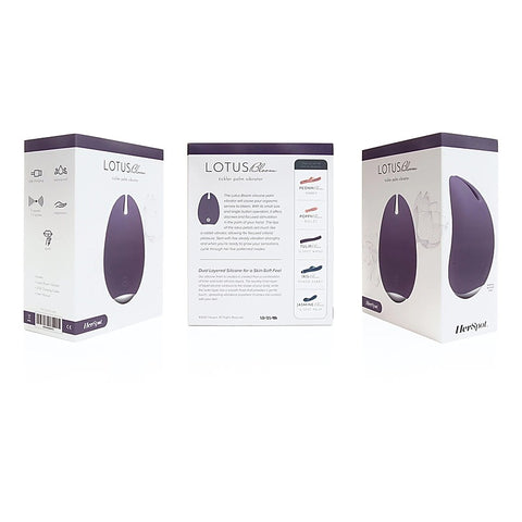 Herspot Lotus Bloom Palm Clitoral Vibrator by Fleshlight