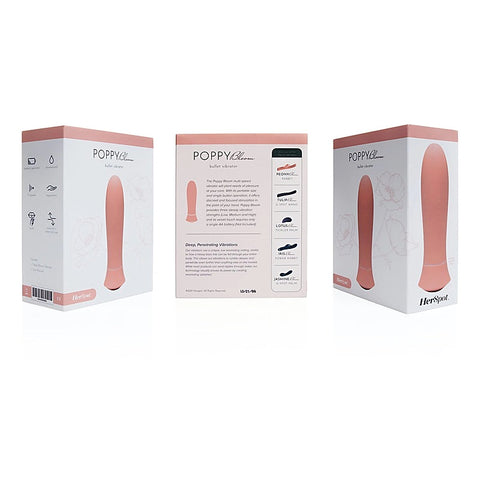 Herspot Poppy Bloom Multi Functions Bullet Vibrator