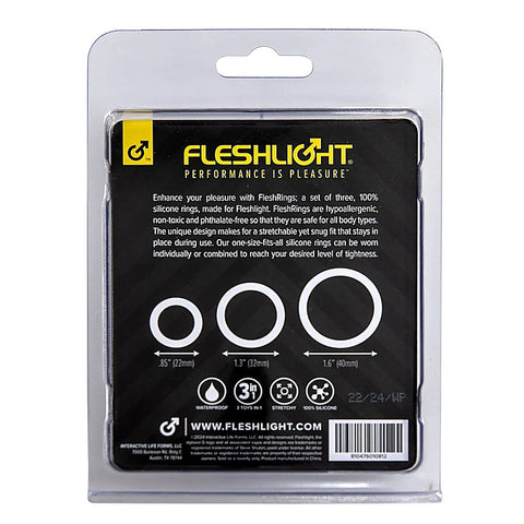 FleshBands 3 Pack Super Stretchy Cock Ring by Fleshlight