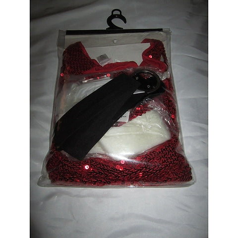 Xmas Christmas Santa Red Hot Holiday Costume