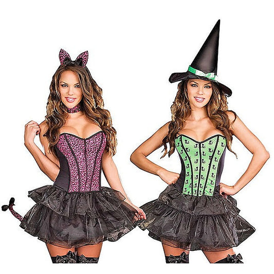 Under My Spell Cat Reversible Womens Costume