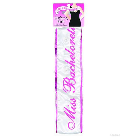Miss Bachelorette Party Flashing Sash by Pipedream