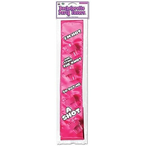 Bachelorette Party Shot Glass Night Party Sash by Pipedream