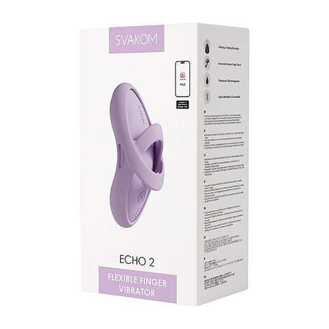 Echo 2 Flexible Finger Vibrator by Svakom