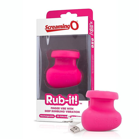 Charged Rub-it Adult Finger Massager by Screaming O