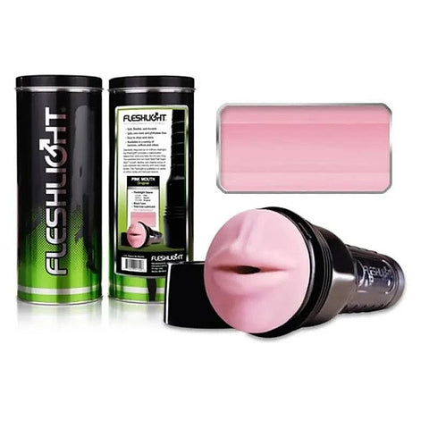 Pink Mouth Realistic Pleasure Masturbator by Fleshlight