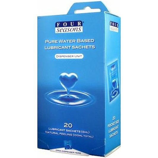Water Based Adult Lubricant Sachets by Four Seasons