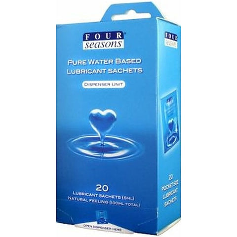 Water Based Adult Lubricant Sachets by Four Seasons