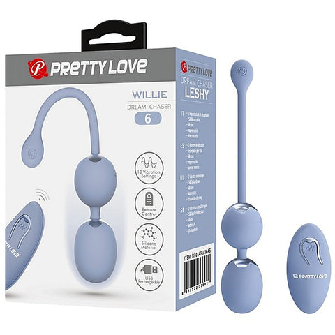 Rechargeable Wilie Dream Chaser Vibrating Love Eggs by Baile