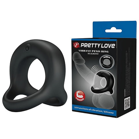 Pretty Love Elliott 10 Function Vibrant Penis Ring by Baile