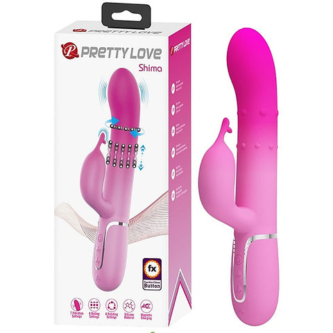 Pretty Love Shima Rechargeable 7 Function Rabbit Vibrator