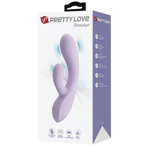 Pretty Love Rosolyn 10 Function Rechargeable Rabbit Vibrator
