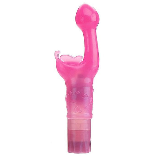 Butterfly Kiss 18 cm G Spot Vibrator by Adam & Eve