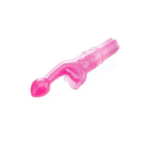 Butterfly Kiss 18 cm G Spot Vibrator by Adam & Eve