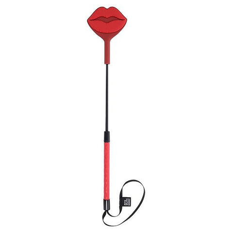 S&M Exs & Ohs Kiss Silicone Tipped Crop by Sportsheets