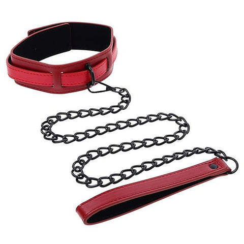 S&M Exs & Ohs Collar and Leash by Sportsheets