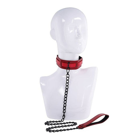 S&M Exs & Ohs Collar and Leash by Sportsheets