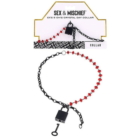 S&M Exs & Ohs Crystal Day BDSM Collar by Sportsheets