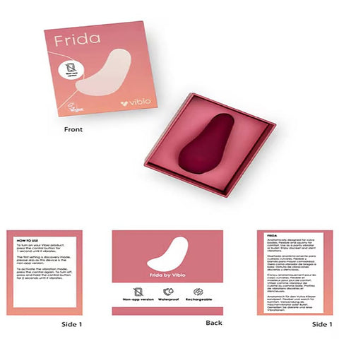 Frida Lay-On 5-Function Wearable Clitoral Vibrator By Vibio