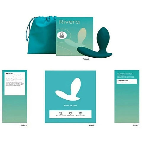 Rivera Waterproof Silicone Vibrating Butt Plug by Vibio
