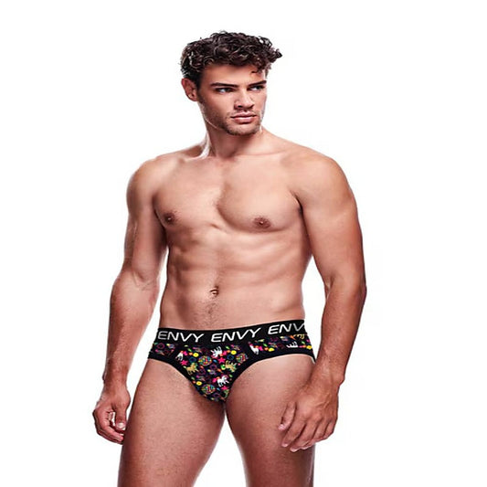 Disco Unicorn Sleek Edge Mens Brief by Envy Menswear