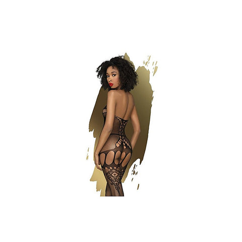 Fancy Me Sexy Bodystocking Black by Penthouse Lingerie