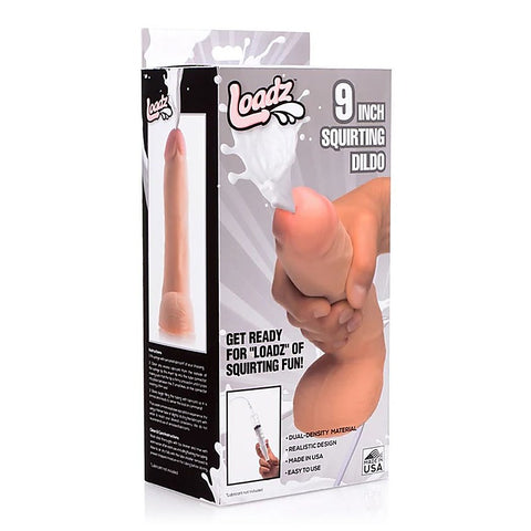 Squirting Dildo with Syringe 9in by XR Brands