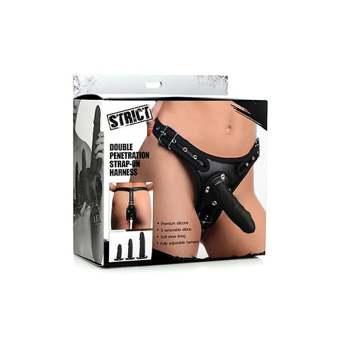 Strict Double Penetration Strap On Harness by XR Brands