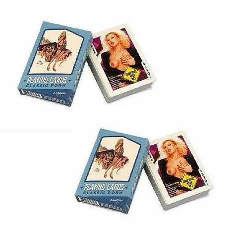 Classic Porn Playing Cards Game by Wood Rocket