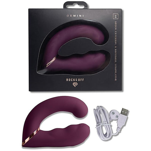 Gemini USB Rechargeable G-Spot Vibrator by Rocks Off