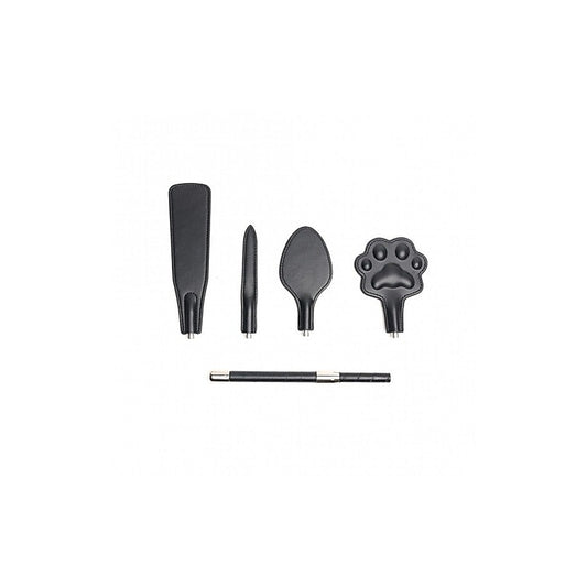 4 Piece Vegan Interchangeable Tip BDSM Crop by Sport Fucker