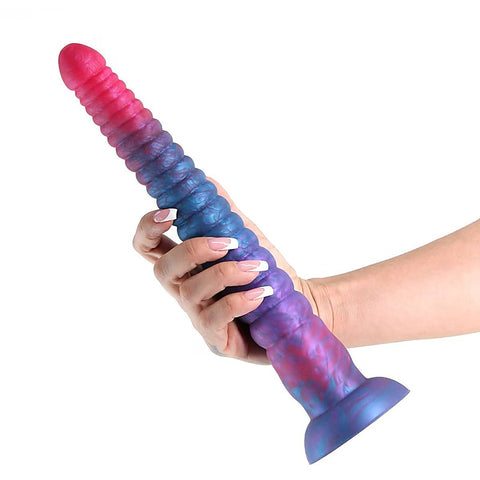 Colours Stacked 12 Inch Silicone Dildo by NS Novelties